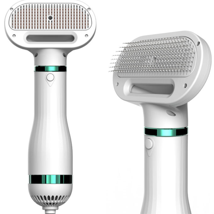 2-in-1 Dog Hair Dryer & Brush — Professional Grooming at Home