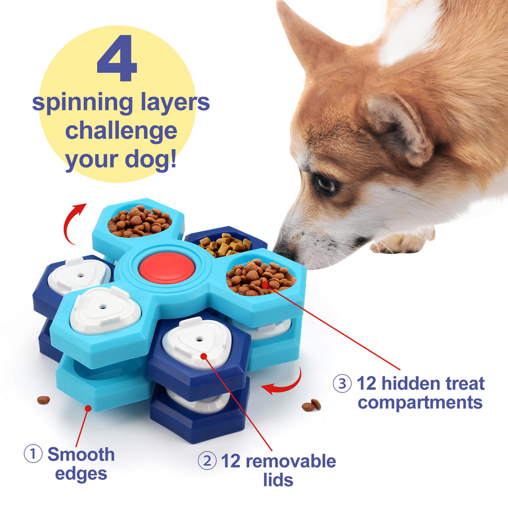 Interactive Treat Puzzle — Tire Out Their Brain, Not Just Their Body