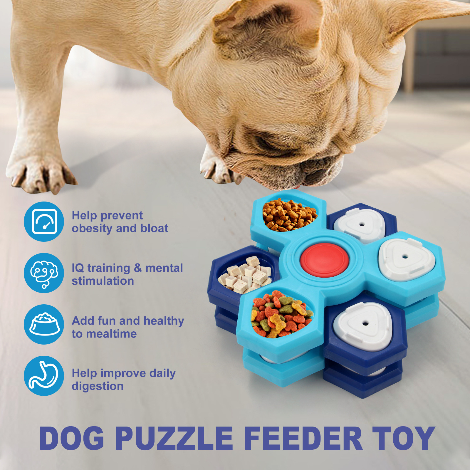 Interactive Treat Puzzle — Tire Out Their Brain, Not Just Their Body