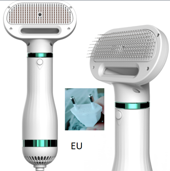 2-in-1 Dog Hair Dryer & Brush — Professional Grooming at Home